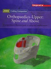Tapa de Coding Companion For Orthopaedics: Spine And Above, 2005