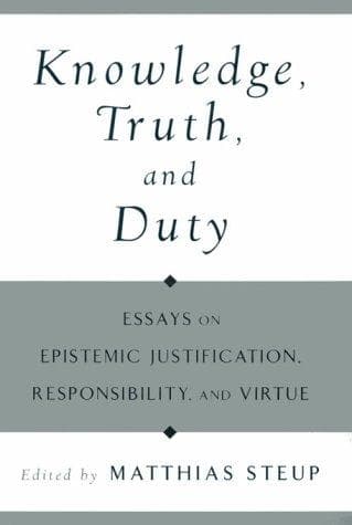 Tapa de Knowledge, Truth, and Duty