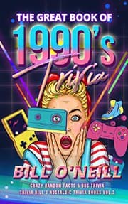 Tapa de The Great Book of 1990s Trivia
