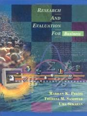Tapa de Research and Evaluation for Business