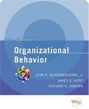 Tapa de Core concepts of organizational behavior