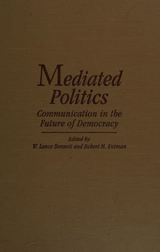 Tapa de Mediated politics