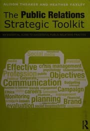 Tapa de The public relations strategic toolkit