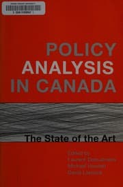 Tapa de Policy analysis in Canada