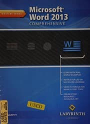 Tapa de Microsoft Word 2013