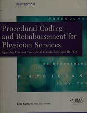 Tapa de Procedural coding and reimbursement for pysician services