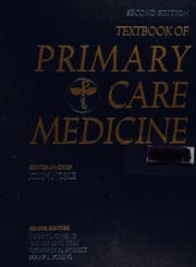 Tapa de Textbook of Primary Care Medicine