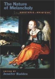 Tapa de The nature of melancholy