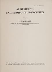 Tapa de Algemeene talmudische principiën