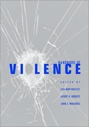 Tapa de Handbook of violence