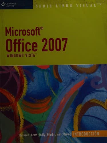 Tapa de Microsoft Office 2007