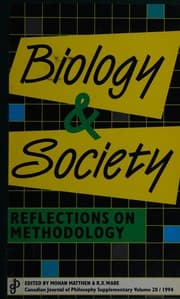 Tapa de Biology & society
