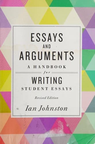 Tapa de Essays and Arguments