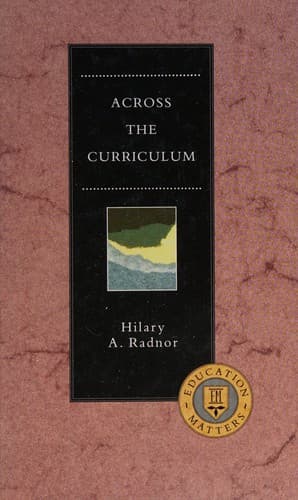 Tapa de Across the curriculum