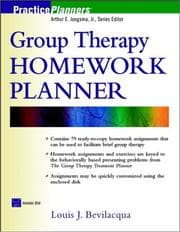 Tapa de Group Therapy Homework Planner