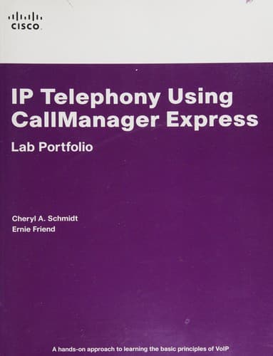 Tapa de IP telephony using CallManager express lab portfolio
