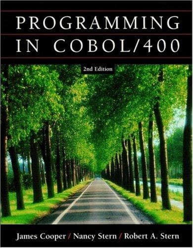Tapa de Programming in COBOL/400