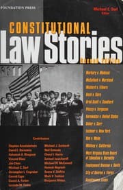 Tapa de Constitutional law stories
