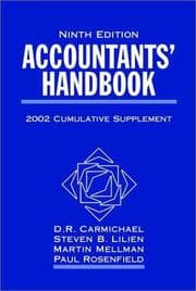 Tapa de Accountants' Handbook