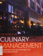 Tapa de The world of culinary management