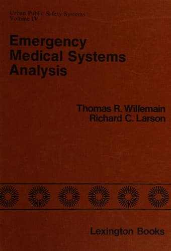 Tapa de Emergency medical systems analysis