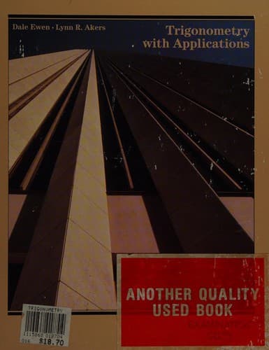 Tapa de Trigonometry with applications