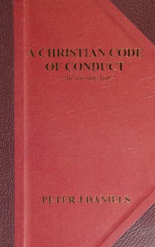 Tapa de A Christian code of conduct