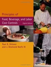 Tapa de Principles of food, beverage, and labor cost controls