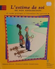 Tapa de L'estime de soi de nos adolescents