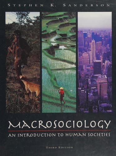 Tapa de Macrosociology