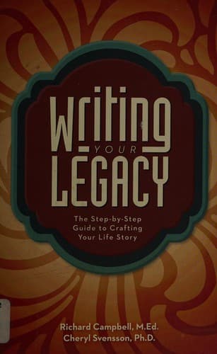 Tapa de Writing your legacy