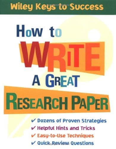 Tapa de How to write a great research paper