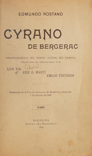 Tapa de Cyrano de Bergerac