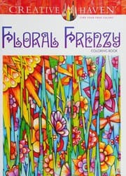 Tapa de Creative Haven Floral Frenzy Coloring Book