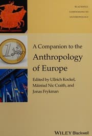 Tapa de A companion to the anthropology of Europe