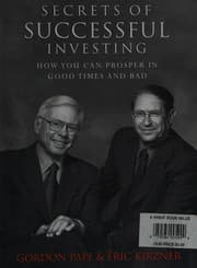 Tapa de Secrets of successful investing