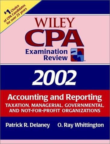 Tapa de Wiley CPA examination review 2002