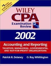 Tapa de Wiley CPA examination review 2002