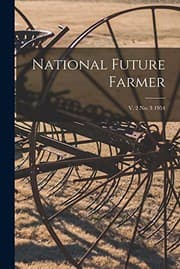 Tapa de National Future Farmer; v. 2 no. 3 1954