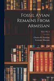 Tapa de Fossil Avian Remains From Armissan; vol. 2 no. 3