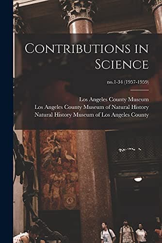 Tapa de Contributions in Science; no.1-34
