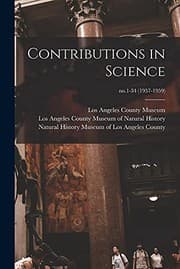 Tapa de Contributions in Science; no.1-34