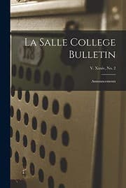 Tapa de La Salle College Bulletin