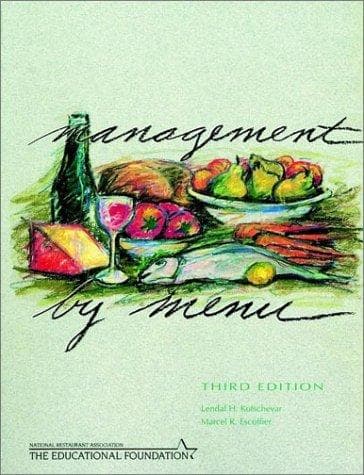 Tapa de Management by Menu and NRAEF Workbook Package