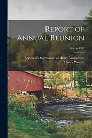 Tapa de Report of Annual Reunion; 8th, yr.1912