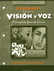 Tapa de Workbook to Accompany Vision y Voz