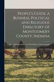 Tapa de People's Guide, a Business, Political and Religious Directory of Montgomery County, Indiana