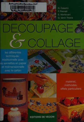 Tapa de Découpage & collage