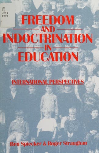 Tapa de Freedom and Indoctrination in Education