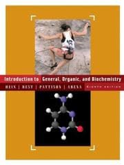 Tapa de Introduction to general, organic, and biochemistry